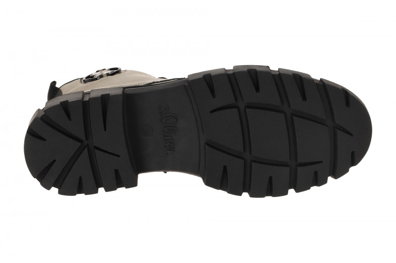 s.Oliver Stiefeletten Damen Boots taupe dünn gefüttert 5-25210