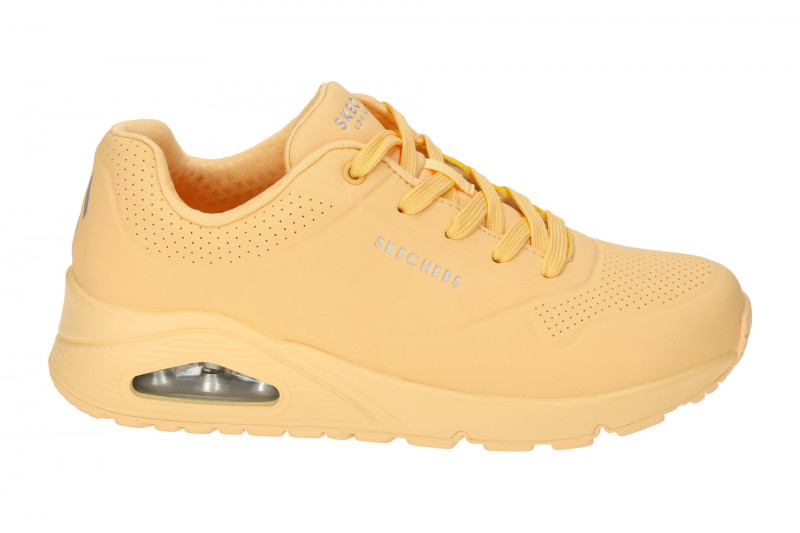 Skechers Uno Schuhe orange Damen Sneakers 73690