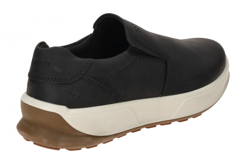 Ecco Byway Slipper Schuhe schwarz Nubuck 522824
