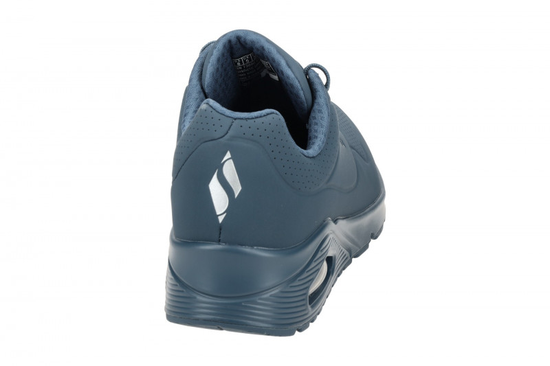 Skechers Uno Schuhe blau uni Damen Sneakers 73690