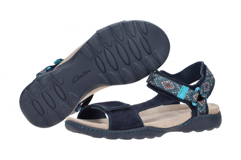 Clarks Amanda Step Sandale blau 26165095