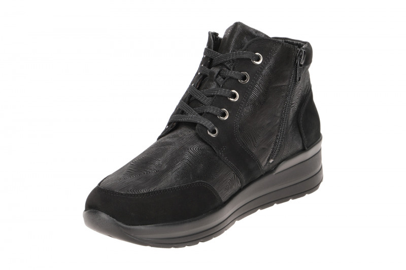 Waldläufer M-Sarah Stiefeletten schwarz Spezialweite M