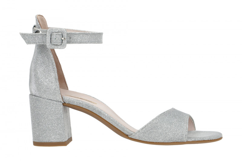 Paul Green Sandalette silber Glitzer 7469