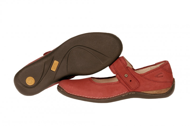 camel active Marrakesh Slipper in rot Mary Jane