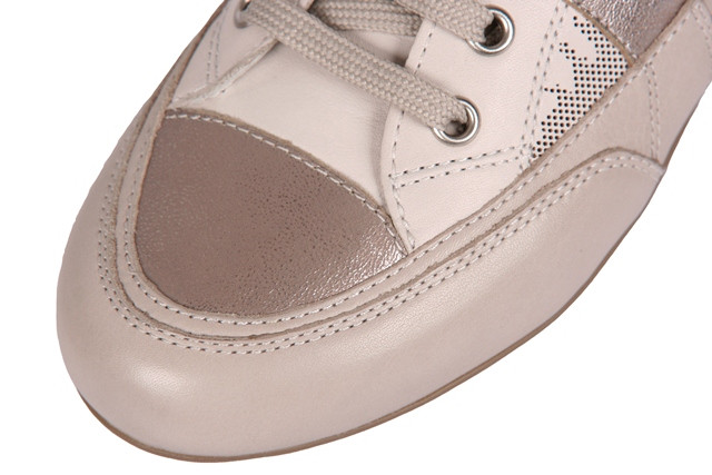 Geox Moena Schuhe beige weiß