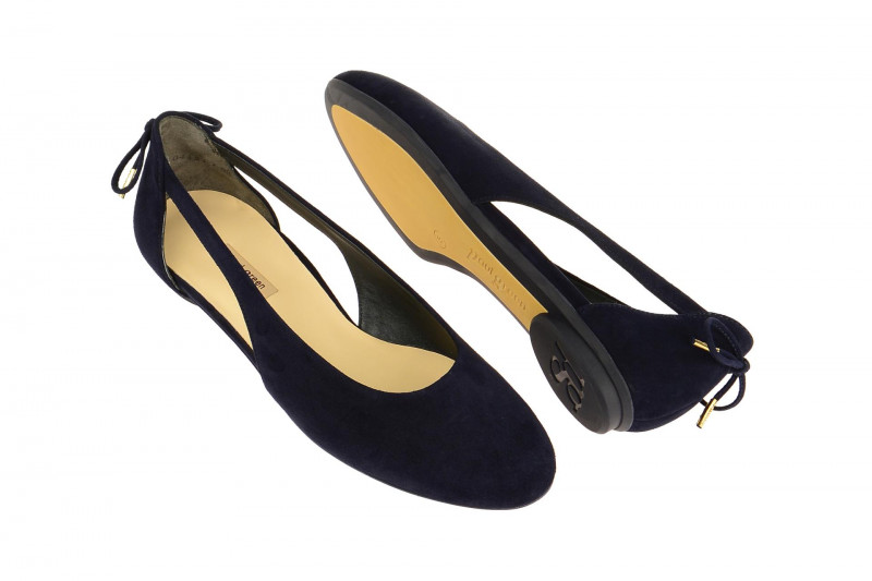 Paul Green Ballerina Schuhe blau 3553-012