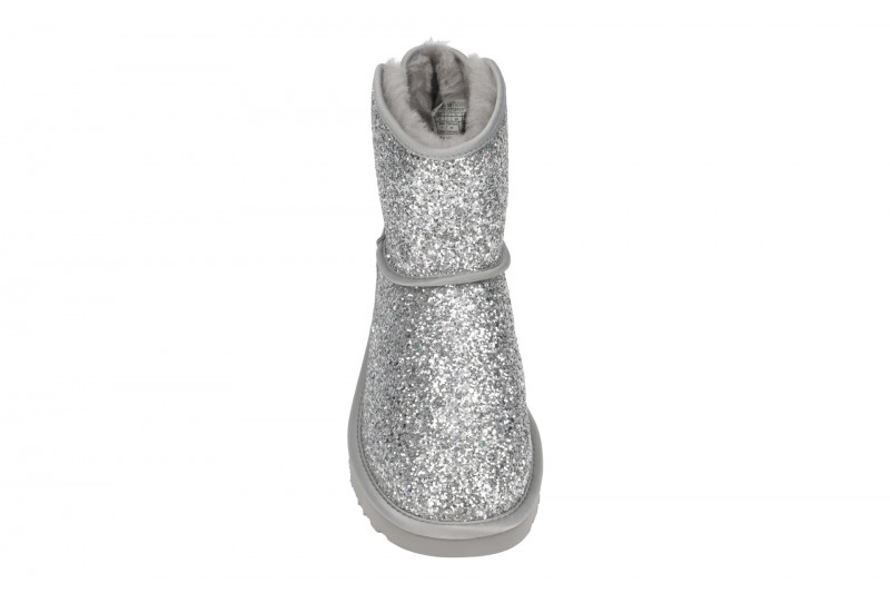 UGG Stiefel silber Classic Mini Bow Cosmos