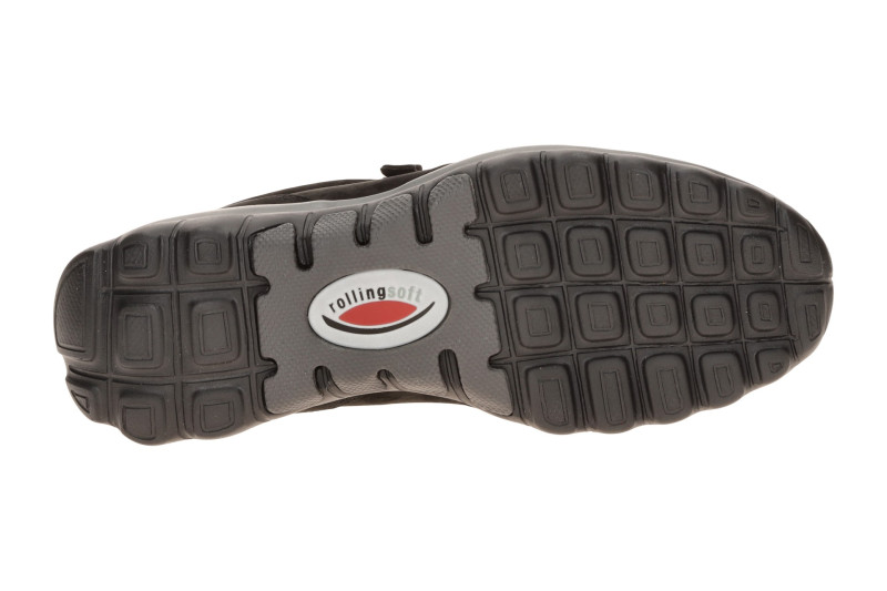 Gabor RollingSoft Schuhe schwarz Nubuck 0100.01.001