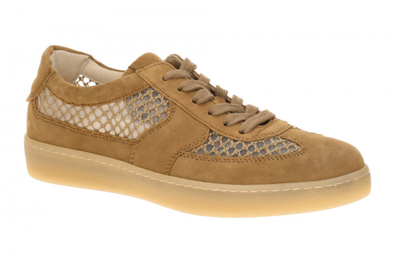 Gabor Schuhe Sneakers braun sattel Netz 83.341.43