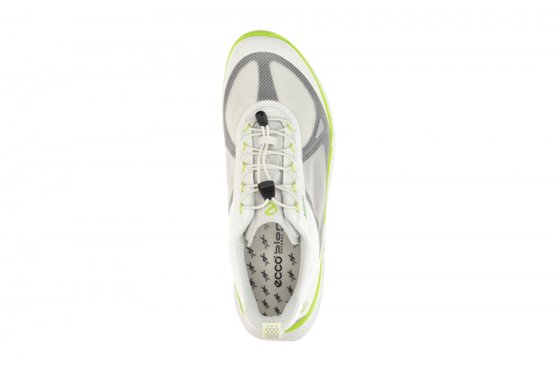 ecco Biom 2.2 Sneaker Schuhe weiß grün Gummizug 830874