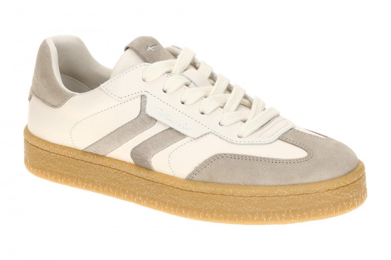 Tamaris Schuhe Sneaker weiß grau 23723