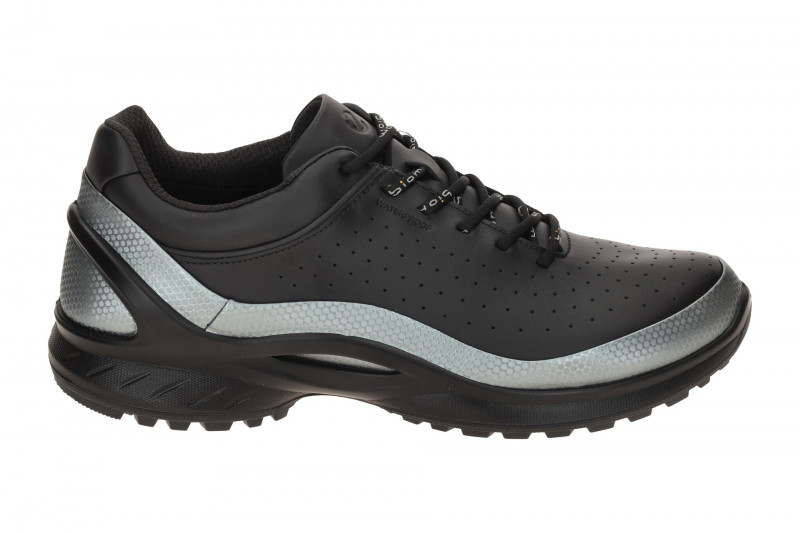 ecco Biom Energi Schuhe schwarz silber Sneaker Waterproof