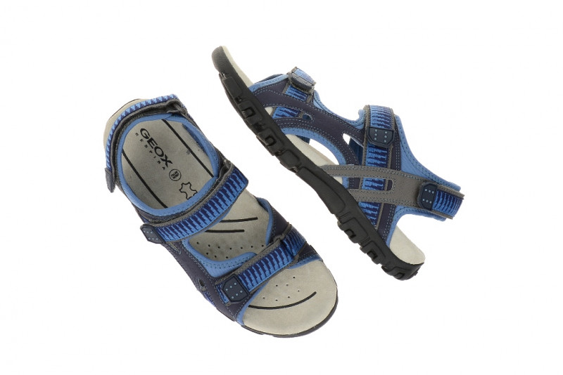 Geox S.Strada Sandale blau grau U4224C 0CE15 C9045