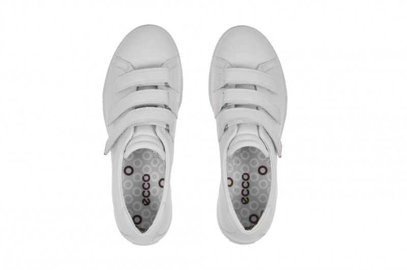 Ecco Crisp Schuhe in weiß - Klett