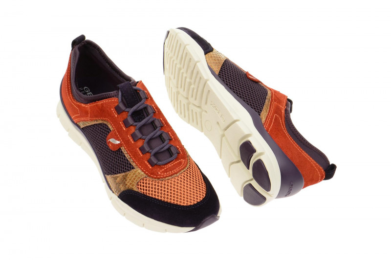 Geox Sukie Schuhe lila orange D52F2B