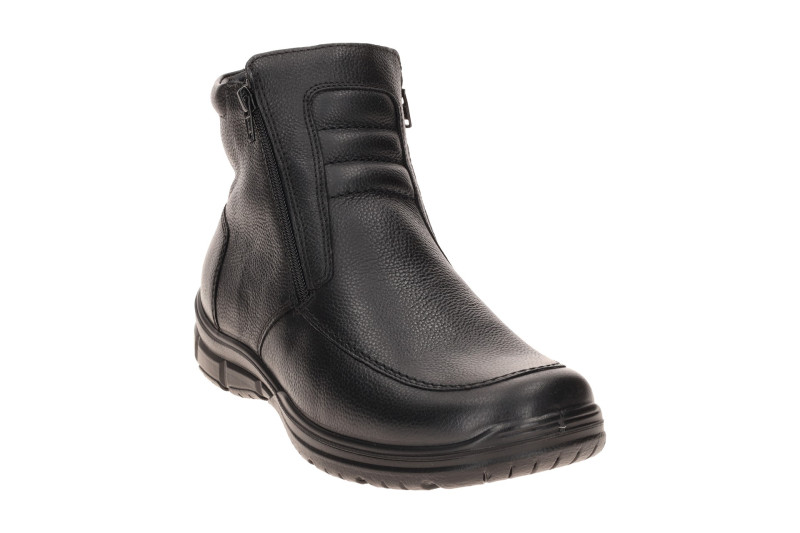 JOMOS Warmfutter Stiefelette schwarz H-Weite Lammfell 416501