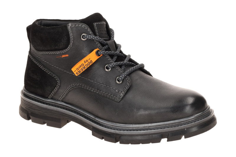 Dockers Schuhe Stiefelette schwarz Herren dünn gefüttert 59MH001