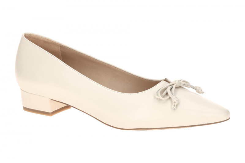 Peter Kaiser Pumps weiß offwhite Nappa Schleife 72241