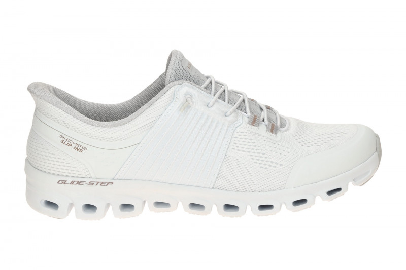 Skechers Glide Step Schuhe weiß Damen SLIP INS 104801