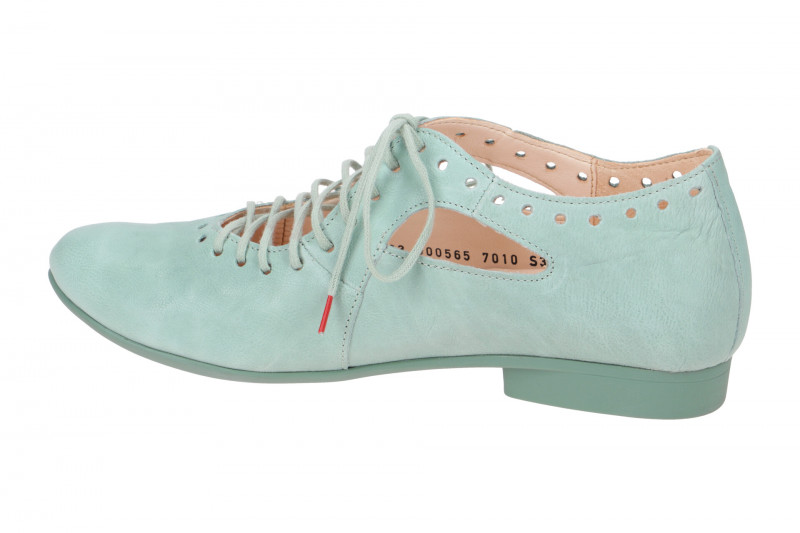 Think Guad Schnür Schuhe grün gelocht 565