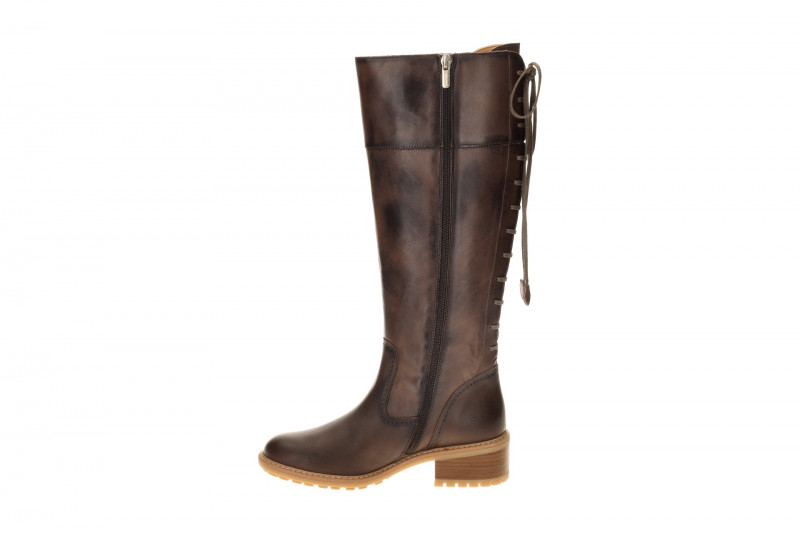 Pikolinos Medina Schaft Stiefel braun caoba Schaft-Schnürung