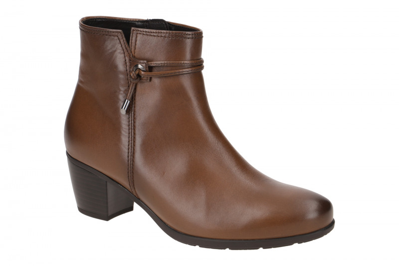 Gabor Stiefelette sattel braun Nappa 35.522.24