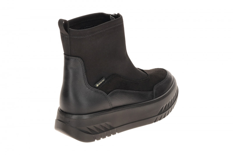 ARA Monaco Plateau Stiefelette schwarz H-Weite GORE-TEX