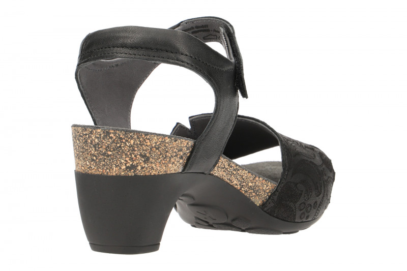 Think Traudi Sandale schwarz Laser