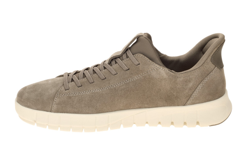 Geox Flextride Schuhe Slipper taupe grau FASTin U65MAA