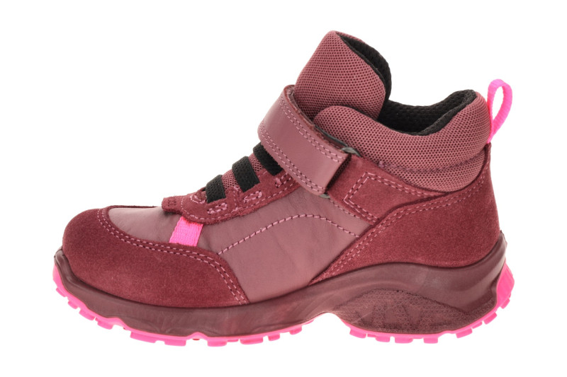 Ecco Receptor Kinder Schuhe Mid Cut rot pink Waterproof 724752
