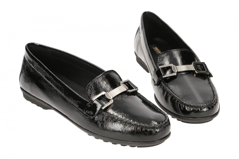 Geox Elidia Schuhe schwarz Lack D942TC
