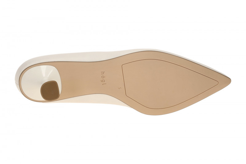 Högl 6000 Schuhe Pumps creme-weiß geschlossener Schnitt