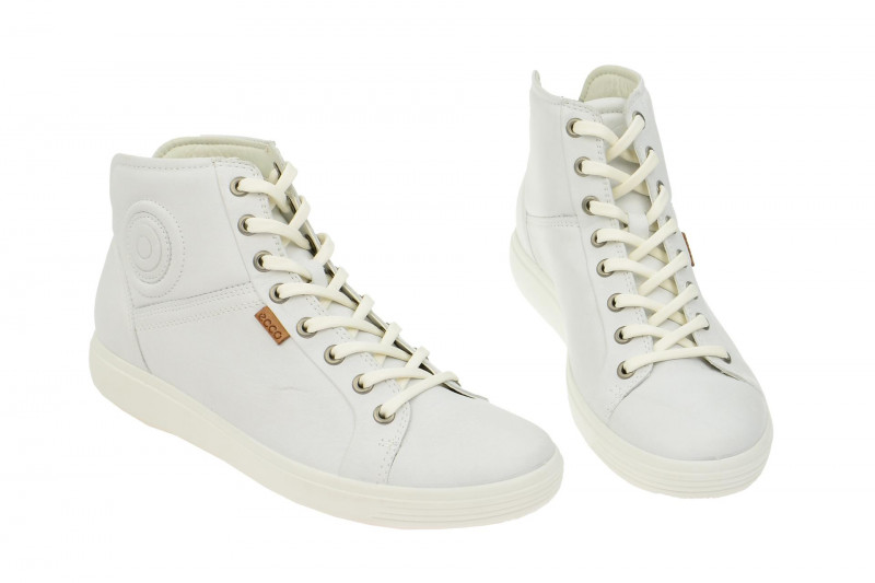 Ecco Soft 7 Stiefelette weiß Damen Boots