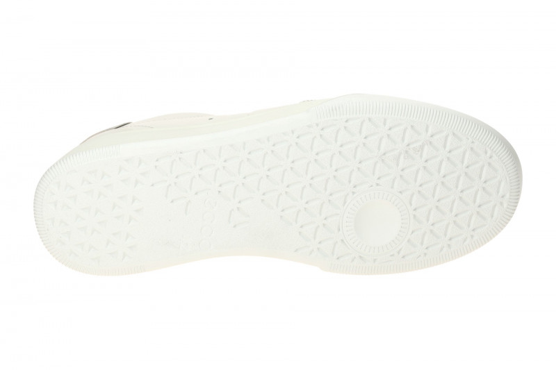 ecco Street Court Schuhe weiß Glattleder 539814