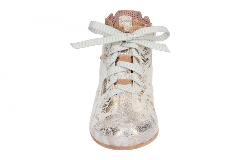 Charme Schuhe weiß metallic 0263G