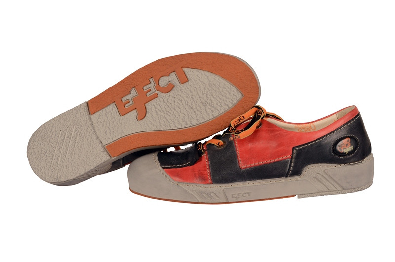 Eject Puzzle Schuhe schwarz rot - 11996.11