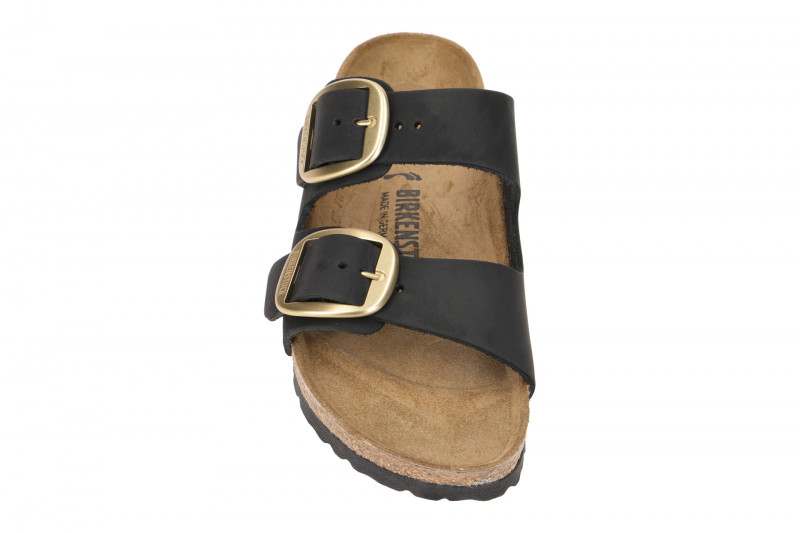 Birkenstock Arizona Big Buckle Pantolette schwarz SCHMAL 1023290