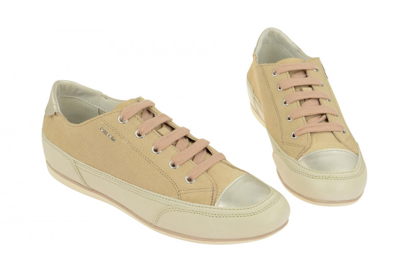 Geox Moena Schuhe weiß rosa D5260D