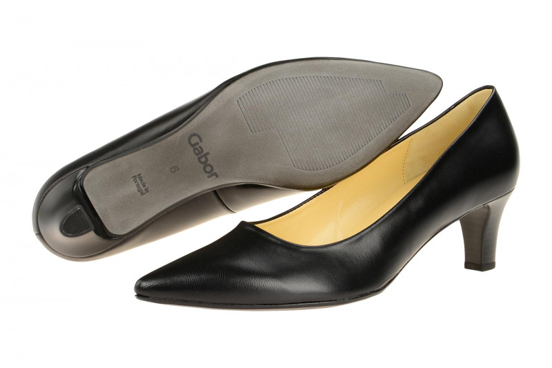 Gabor Pumps schwarz Glattleder 61.250.37