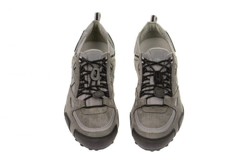 Geox Respira Snake C Halbschuhe in grau Schnellverschluss