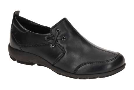Clarks Klett-Slipper Un Abode Strap Schwarz