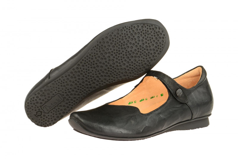 Think Chilli Slipper Schuhe schwarz 2-82107-00
