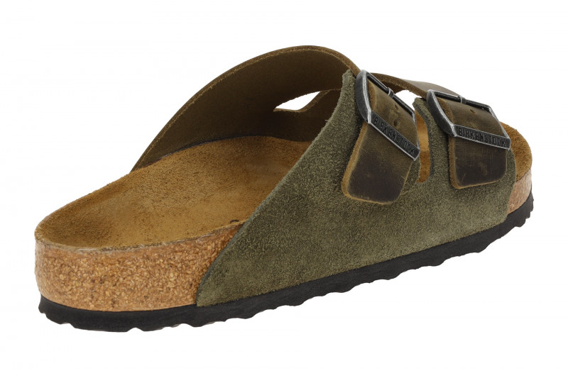 Birkenstock Arizona BS Pantolette grün thyme Normal Weit 1028151