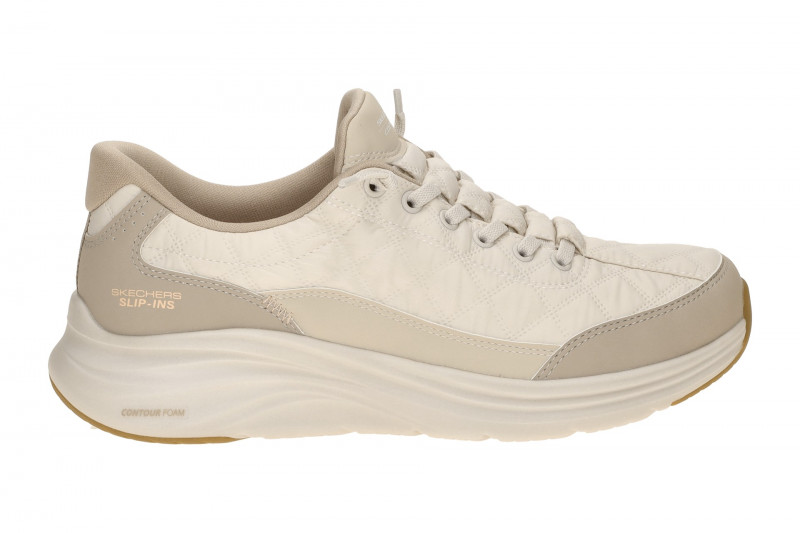 Skechers Contour Foam Schuhe beige Kinder Slip-Ins Sneaker