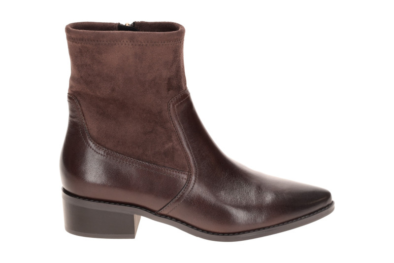 Caprice Stiefelette Ankle Boot dunkelbraun Stretch 25312