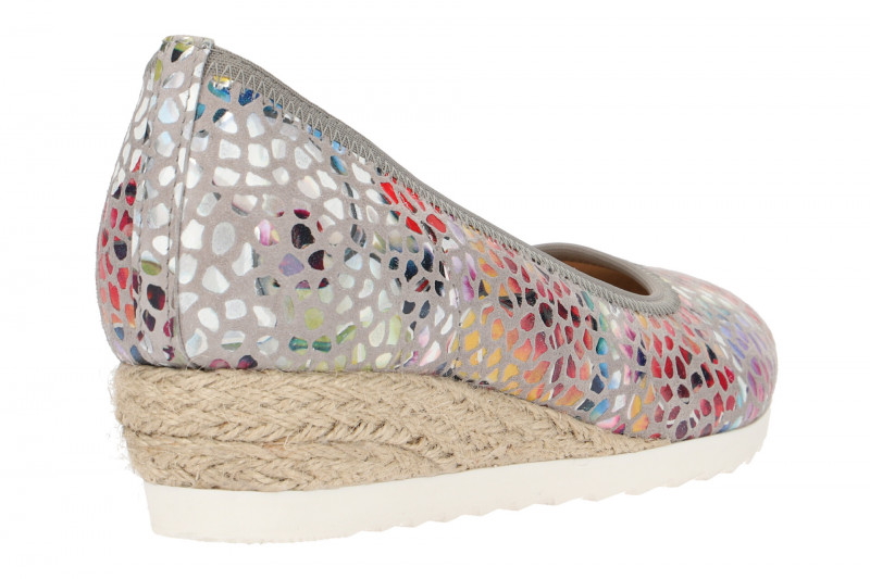 Gabor comfort Ballerinas grau flower-stamp