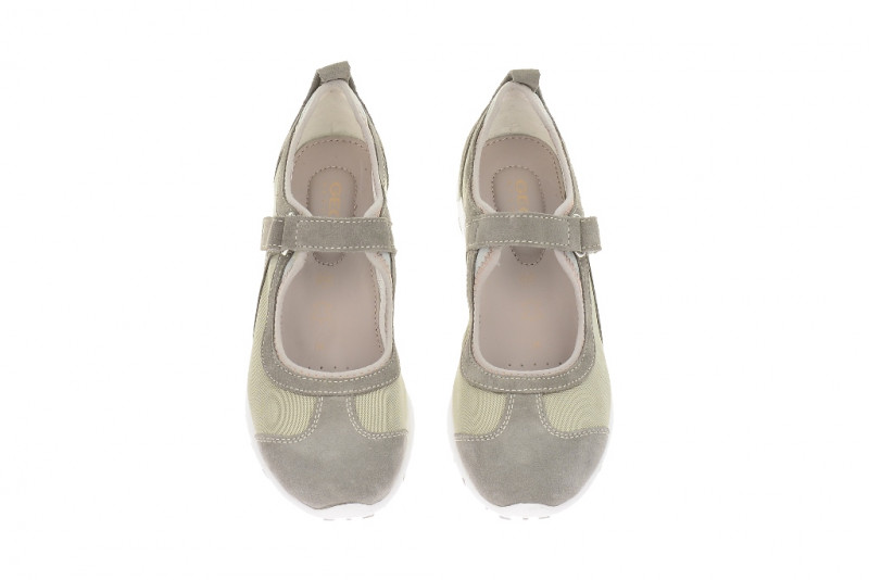 Geox Freccia B Slipper in grau Mary Jane D32C0K