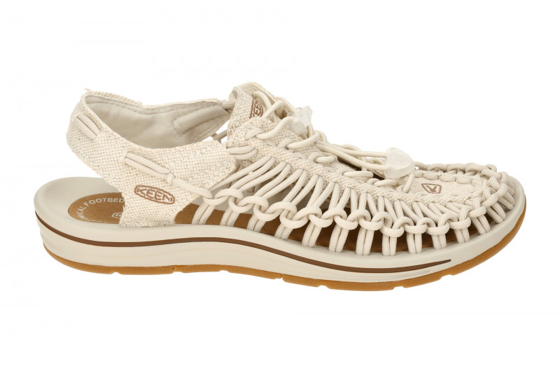 KEEN Uneek Canvas Sandale beige Damen 1026231