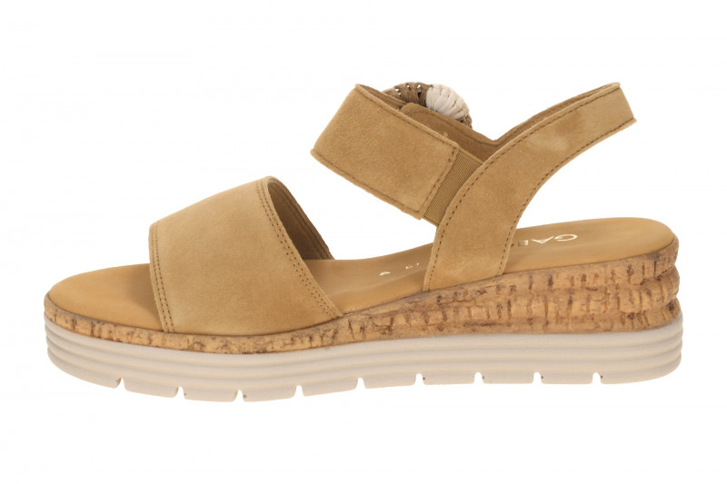 Gabor Keil Sandale hellbraun Velour 82.706.35