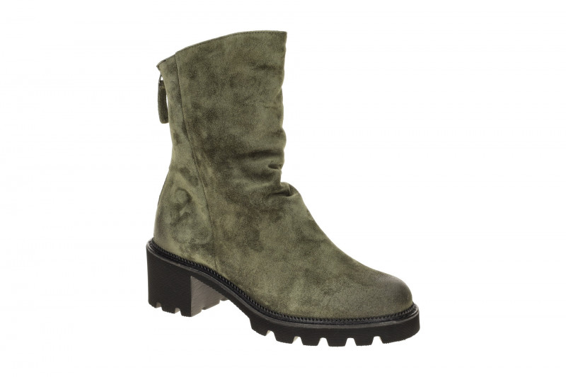 Paul Green Stiefelette grün Ankle Boots dünn gefüttert 8291